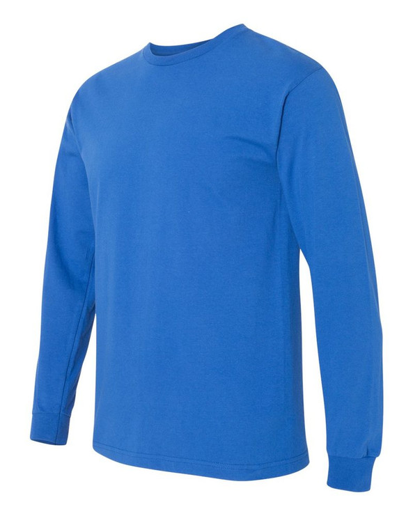 Bayside 5060 - USA-Made 100% Cotton Long Sleeve T-Shirt