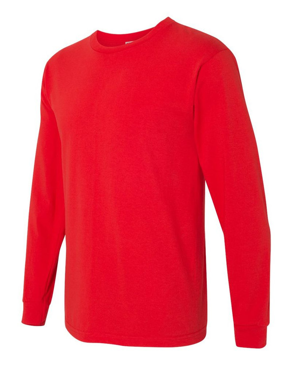 Bayside 5060 - USA-Made 100% Cotton Long Sleeve T-Shirt