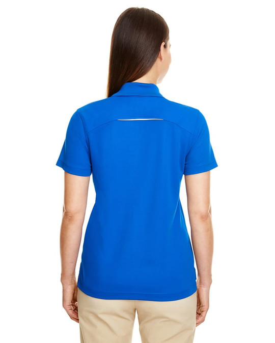 Core 365 78181R - Polo Piqué de Performance Éclatant pour Femmes avec Passepoil Réfléchissant