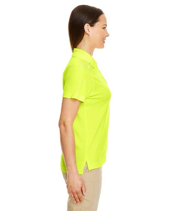 Core 365 78181R - Polo Piqué de Performance Éclatant pour Femmes avec Passepoil Réfléchissant