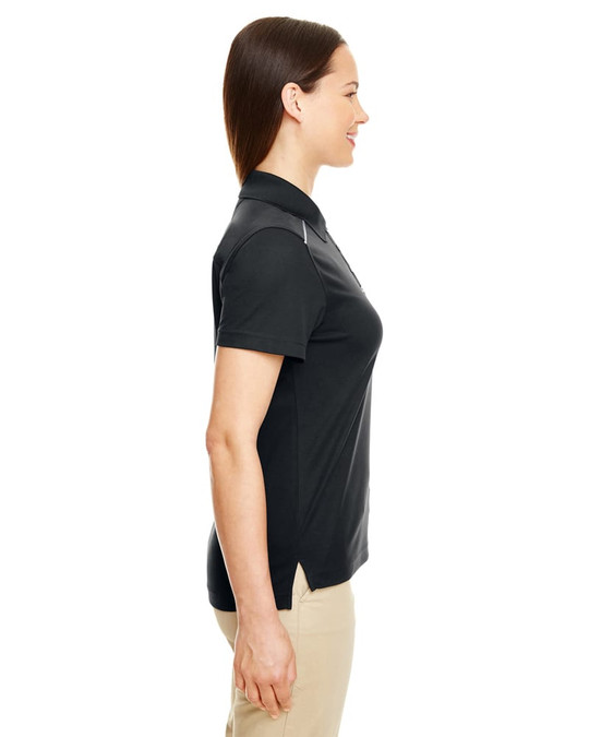 Core 365 78181R - Polo Piqué de Performance Éclatant pour Femmes avec Passepoil Réfléchissant