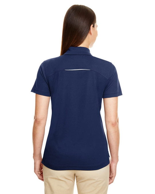 Core 365 78181R - Polo Piqué de Performance Éclatant pour Femmes avec Passepoil Réfléchissant