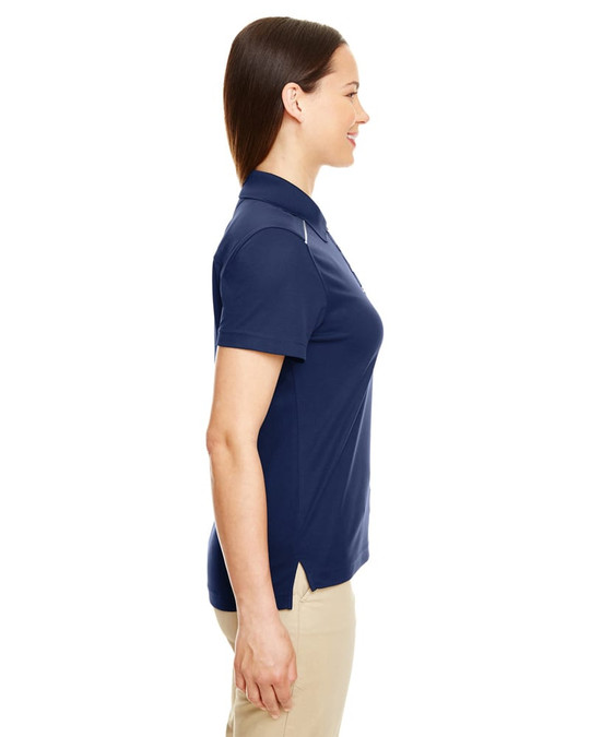 Core 365 78181R - Polo Piqué de Performance Éclatant pour Femmes avec Passepoil Réfléchissant