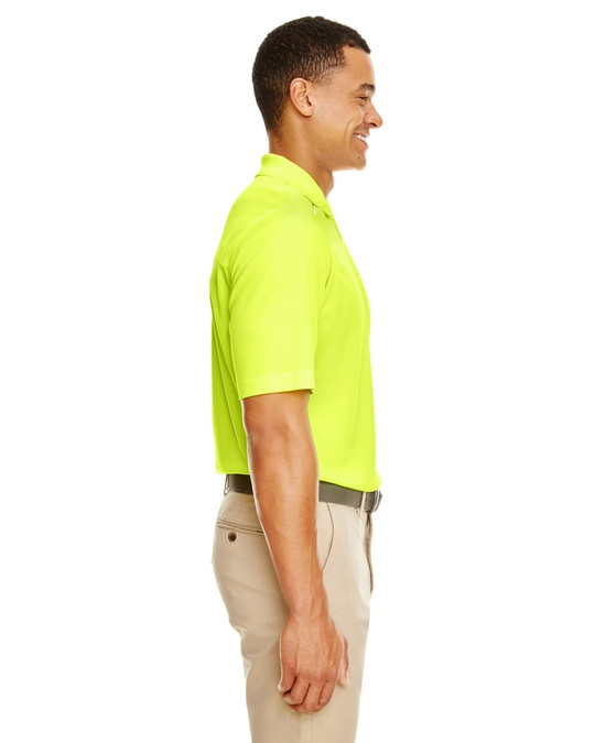 Core 365 88181R - Polo Piqué Performance Radiant pour Hommes avec Passepoil Réfléchissant