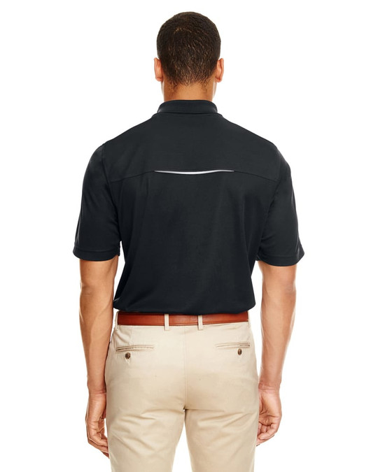 Core 365 88181R - Polo Piqué Performance Radiant pour Hommes avec Passepoil Réfléchissant