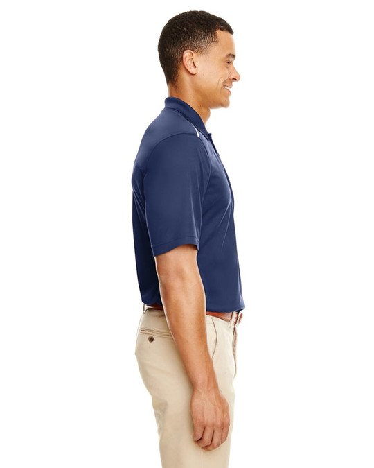 Core 365 88181R - Polo Piqué Performance Radiant pour Hommes avec Passepoil Réfléchissant