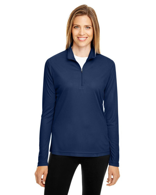Team 365 TT31W - Quart de Zip Performance Zone pour Femmes