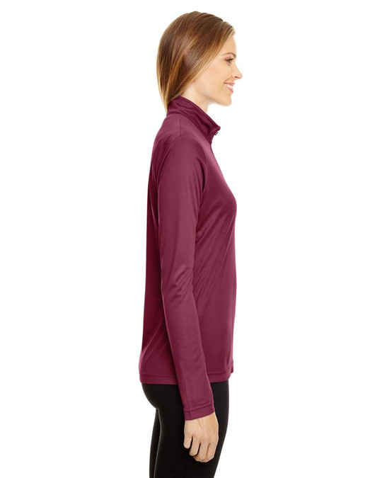 Team 365 TT31W - Quart de Zip Performance Zone pour Femmes