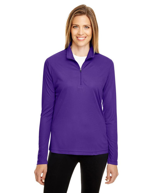 Team 365 TT31W - Quart de Zip Performance Zone pour Femmes