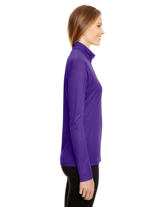 Team 365 TT31W - Quart de Zip Performance Zone pour Femmes
