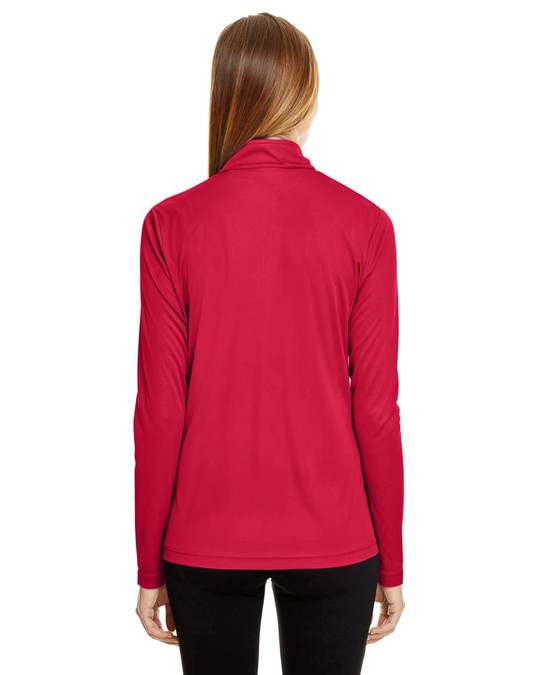 Team 365 TT31W - Quart de Zip Performance Zone pour Femmes