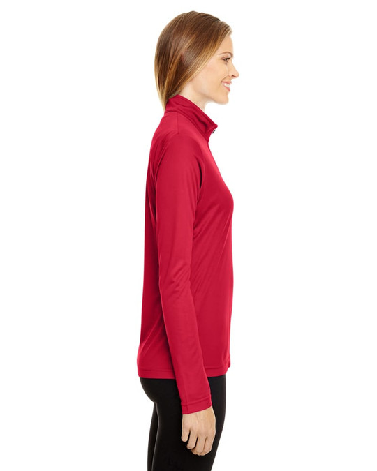 Team 365 TT31W - Quart de Zip Performance Zone pour Femmes