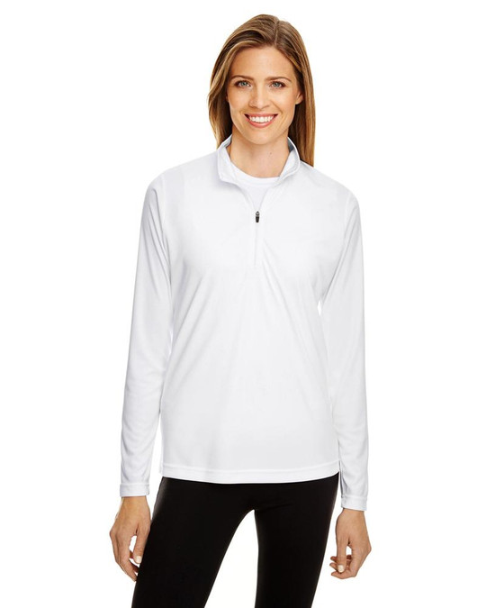 Team 365 TT31W - Quart de Zip Performance Zone pour Femmes