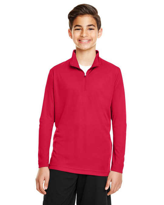Team 365 TT31Y - Quart de Zip Performance Youth Zone