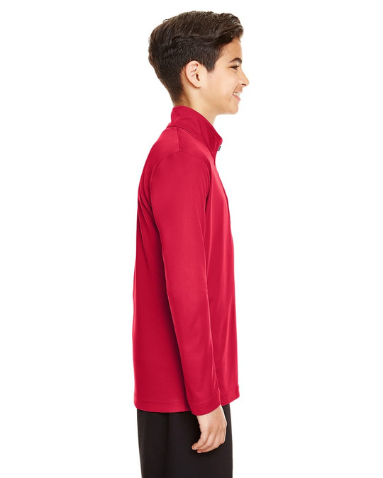 Team 365 TT31Y - Quart de Zip Performance Youth Zone