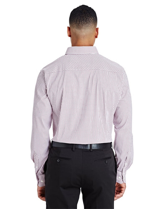 Devon & Jones DG540 - Chemise à micro-carreaux pour homme CrownLux Performance