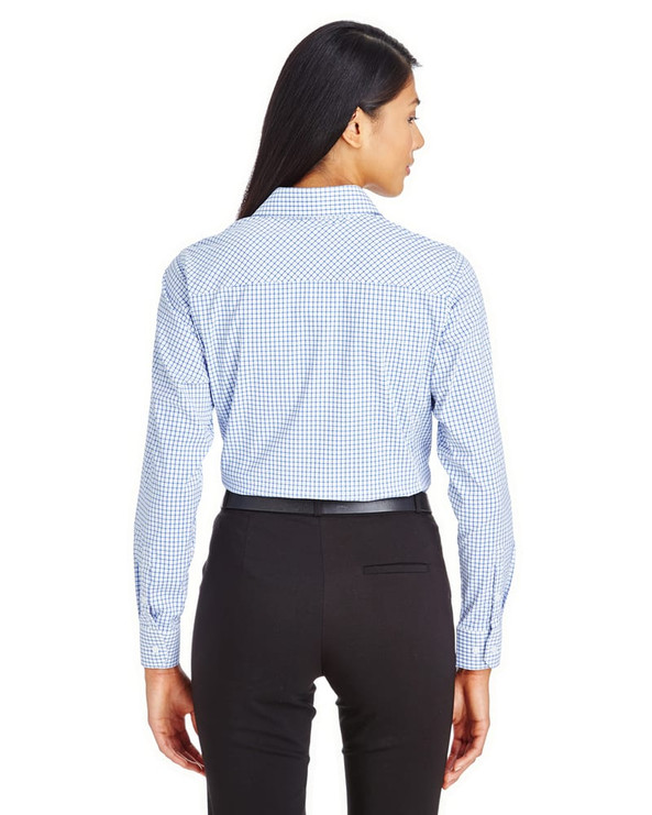 Devon & Jones DG540W - Ladies CrownLux Performance Micro Windowpane Shirt