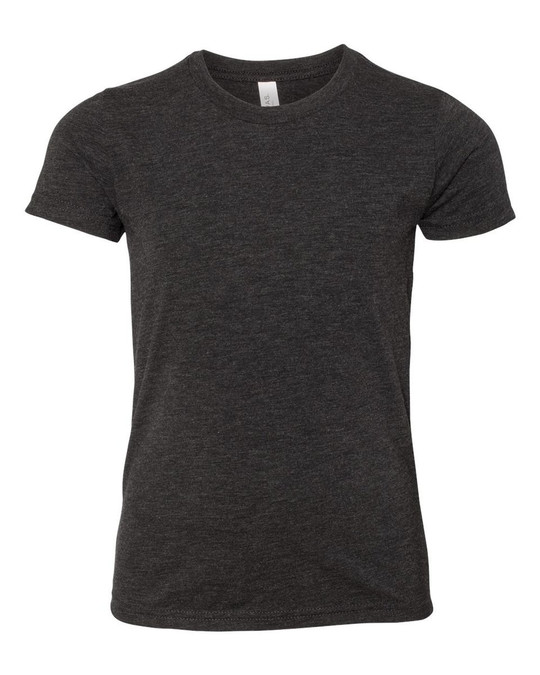 Bella+Canvas 3413Y - T-shirt à manches courtes Triblend pour jeunes