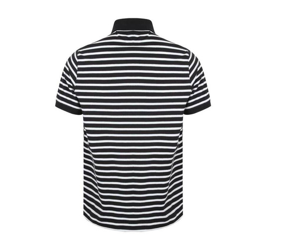 Front row FR230 - Gestreept Jersey polo-shirt