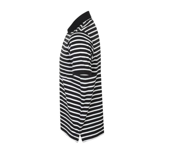 Front row FR230 - Gestreept Jersey polo-shirt