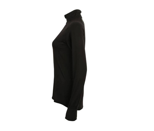 Tombo TL563 - Dames Top met lange mouw 1/4 rits