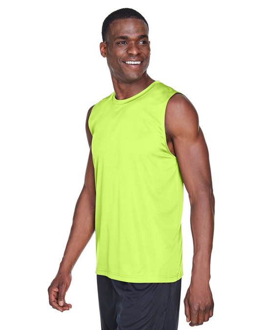 Team 365 TT11M - T-shirt sans manches de performance pour hommes