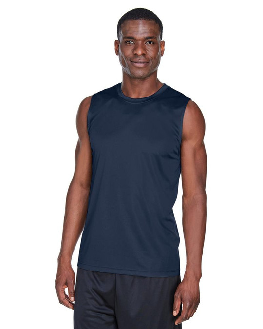 Team 365 TT11M - T-shirt sans manches de performance pour hommes