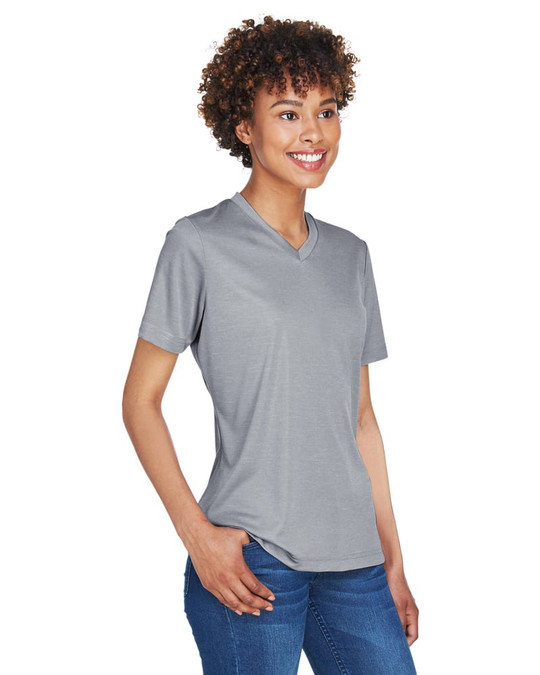 Team 365 TT11HW - Ladies Sonic Heather Performance T-Shirt
