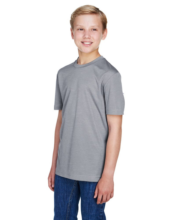 Team 365 TT11HY - Youth Sonic Heather Performance T-Shirt