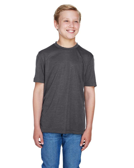 Team 365 TT11HY - T-shirt de performance Sonic Heather pour jeunes