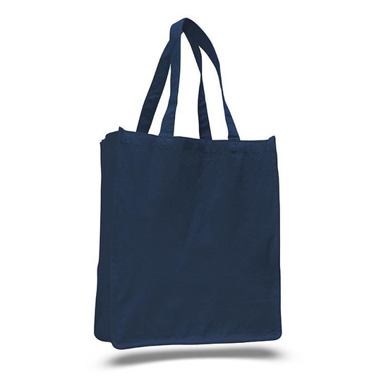 Q-Tees Q125400 - Shopper Jumbo de Lona con Fuelle