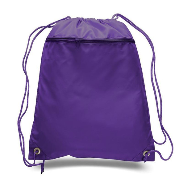 Q-Tees Q135200 - Cinch Up Polyester Backpack