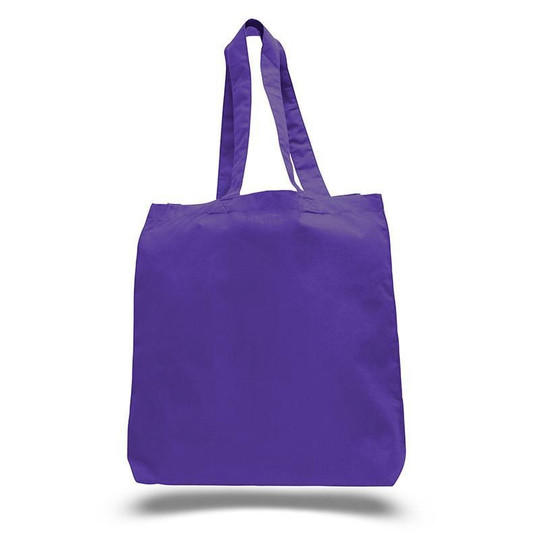 Q-Tees QTBG - Sac Cabas Économique avec Soufflet Inférieur