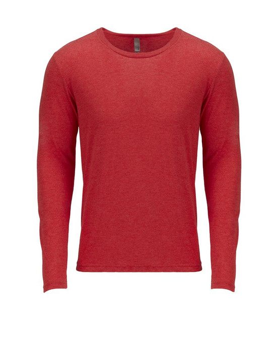 Next Level 6071 - Haut à manches longues pour hommes en mélange triple