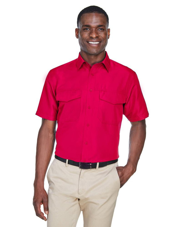 Harriton M580 - Men's Key West Short-Sleeve Performance Staff Shirt