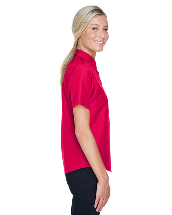 Harriton M580W - Ladies Key West Short-Sleeve Performance Staff Shirt