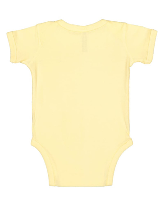 Rabbit Skins 4400 - Body bébé à épaules rabattables en côtes 5 oz pour nourrisson