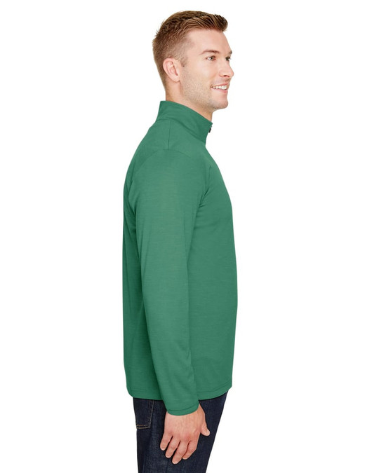 Team 365 TT31H - Quart de zip de performance pour hommes Zone Sonic Heather