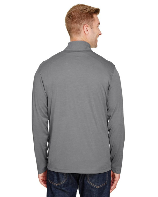 Team 365 TT31H - Quart de zip de performance pour hommes Zone Sonic Heather