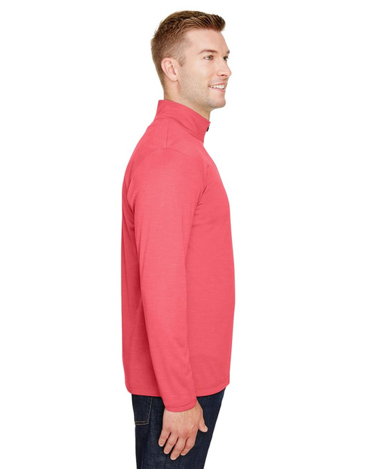 Team 365 TT31H - Quart de zip de performance pour hommes Zone Sonic Heather