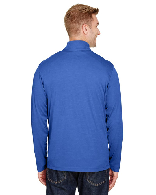 Team 365 TT31H - Quart de zip de performance pour hommes Zone Sonic Heather