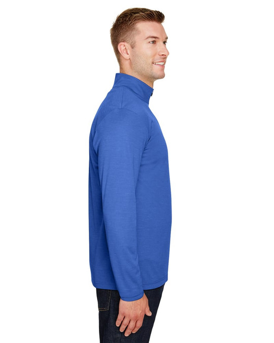 Team 365 TT31H - Quart de zip de performance pour hommes Zone Sonic Heather