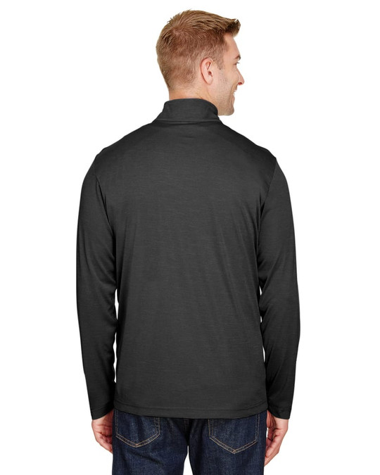 Team 365 TT31H - Quart de zip de performance pour hommes Zone Sonic Heather