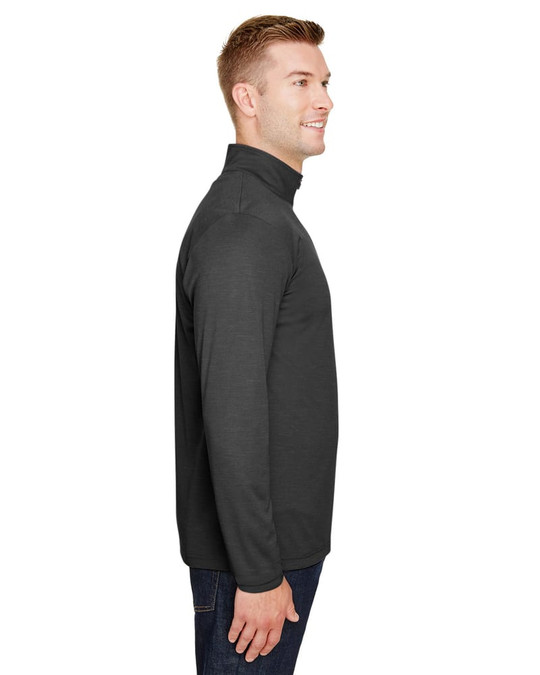 Team 365 TT31H - Quart de zip de performance pour hommes Zone Sonic Heather