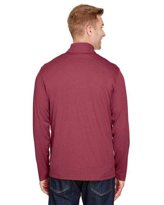 Team 365 TT31H - Quart de zip de performance pour hommes Zone Sonic Heather