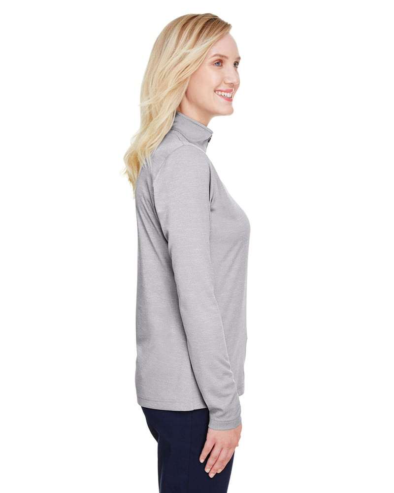 Team 365 TT31HW - Ladies Zone Sonic Heather Performance Quarter-Zip