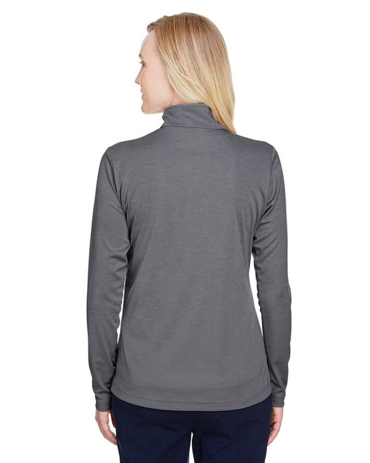 Team 365 TT31HW - Quart de zip de performance pour femmes Zone Sonic Heather