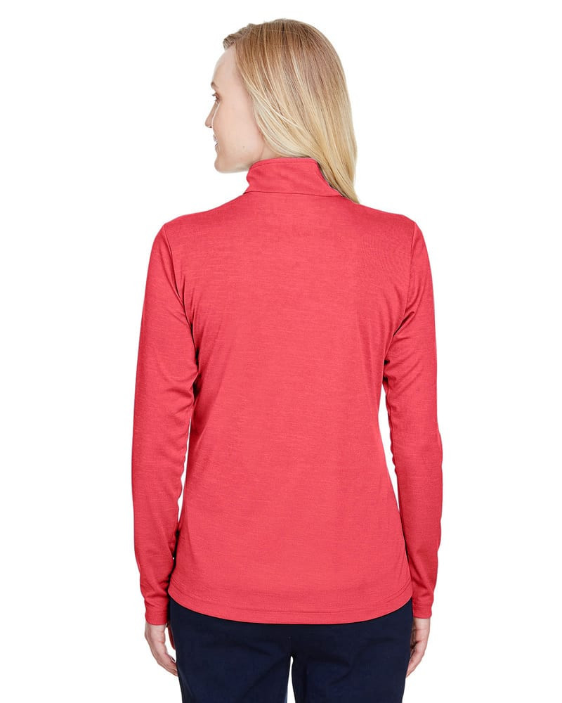 Team 365 TT31HW - Ladies Zone Sonic Heather Performance Quarter-Zip