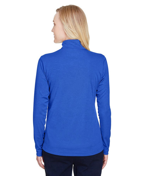 Team 365 TT31HW - Quart de zip de performance pour femmes Zone Sonic Heather