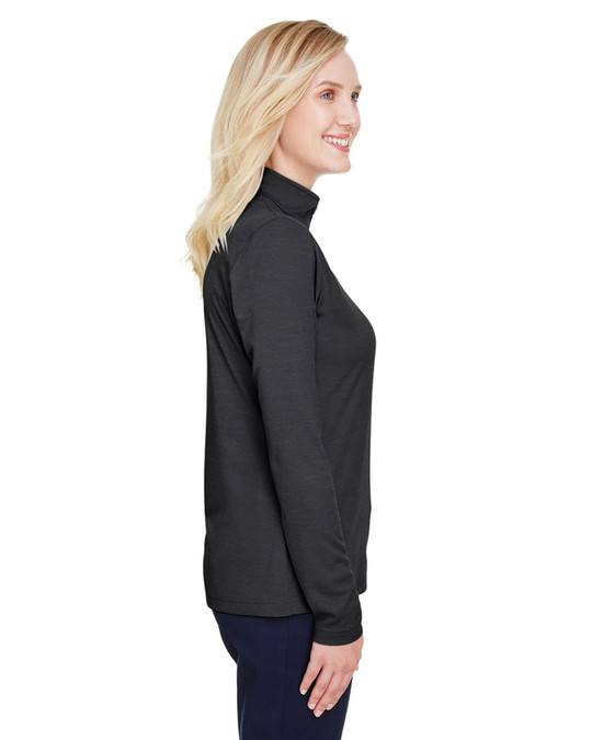 Team 365 TT31HW - Quart de zip de performance pour femmes Zone Sonic Heather
